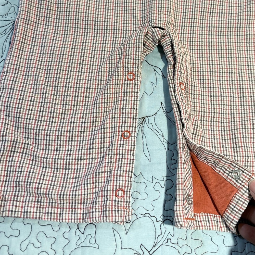 JANIE AND JACK Fall Layette Bear Motif 2-Piece Outfit Set Rust Tan 6–12 Months💛 - Picture 12 of 15